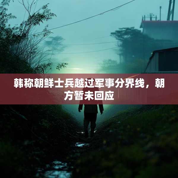 韩称朝鲜士兵越过军事分界线，朝方暂未回应