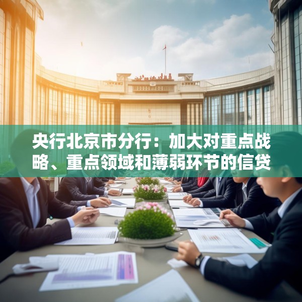 央行北京市分行：加大对重点战略、重点领域和薄弱环节的信贷支持