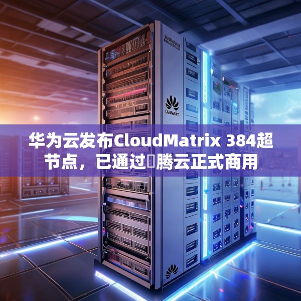华为云发布CloudMatrix 384超节点，已通过昇腾云正式商用