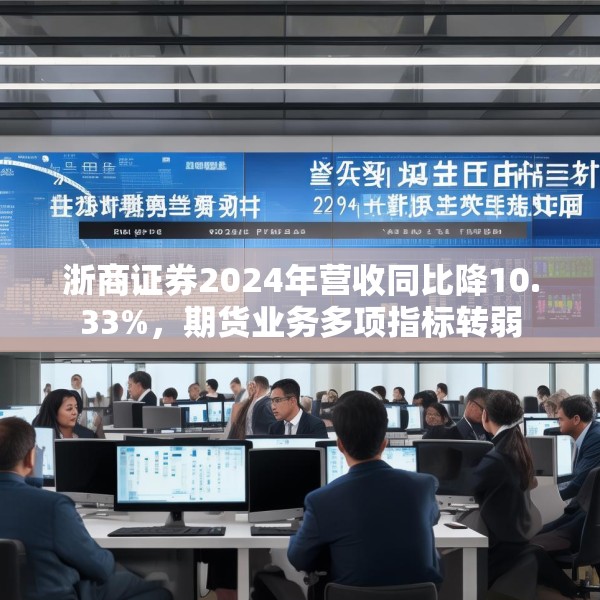 浙商证券2024年营收同比降10.33%，期货业务多项指标转弱
