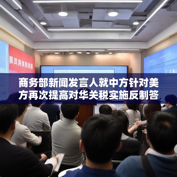 商务部新闻发言人就中方针对美方再次提高对华关税实施反制答问