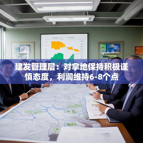 建发管理层：对拿地保持积极谨慎态度，利润维持6-8个点