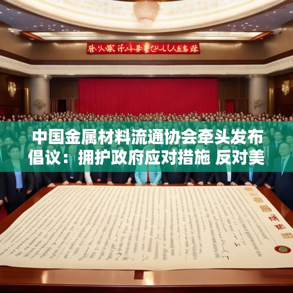 中国金属材料流通协会牵头发布倡议：拥护政府应对措施 反对美国贸易霸权