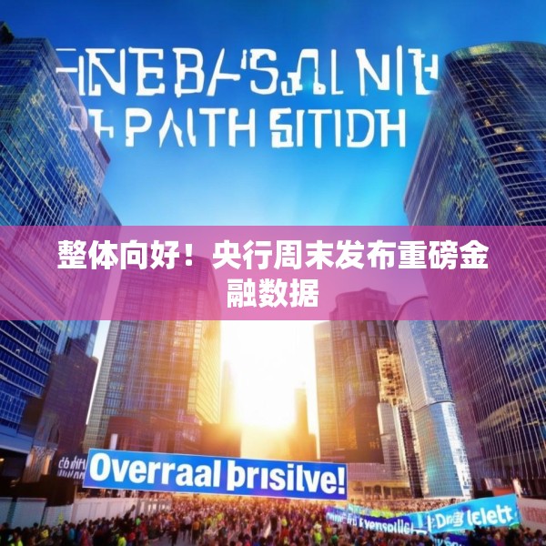 整体向好！央行周末发布重磅金融数据
