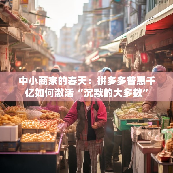 中小商家的春天：拼多多普惠千亿如何激活“沉默的大多数”