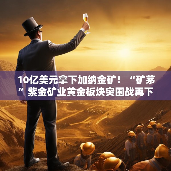 10亿美元拿下加纳金矿！“矿茅”紫金矿业黄金板块突围战再下一城