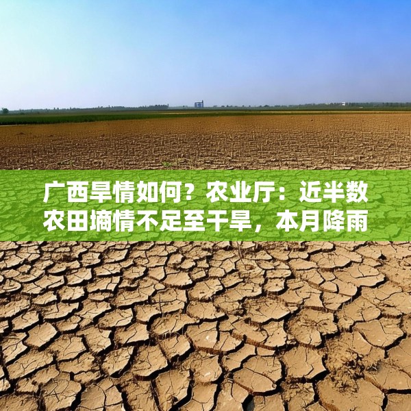 广西旱情如何？农业厅：近半数农田墒情不足至干旱，本月降雨将渐增