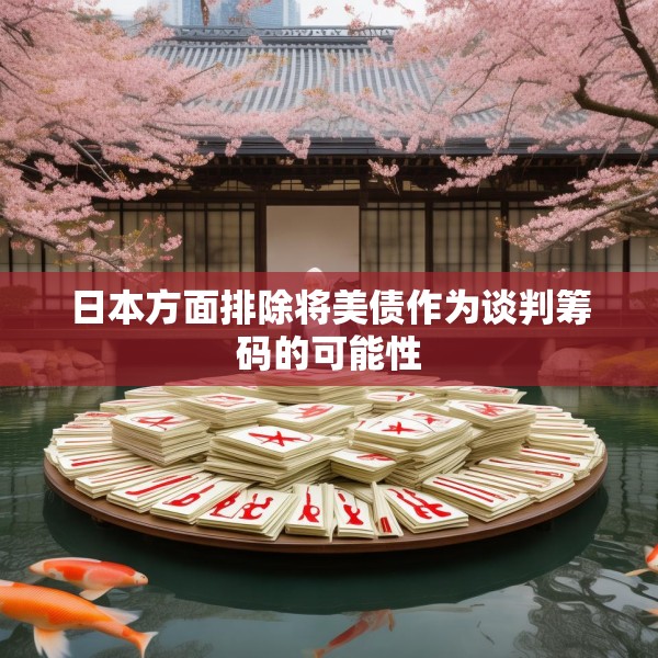 日本方面排除将美债作为谈判筹码的可能性
