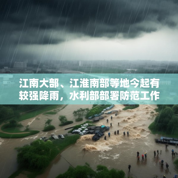 江南大部、江淮南部等地今起有较强降雨，水利部部署防范工作