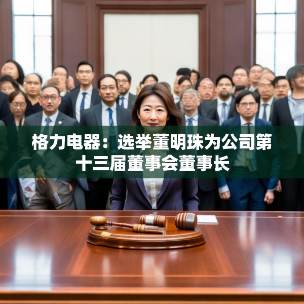格力电器：选举董明珠为公司第十三届董事会董事长