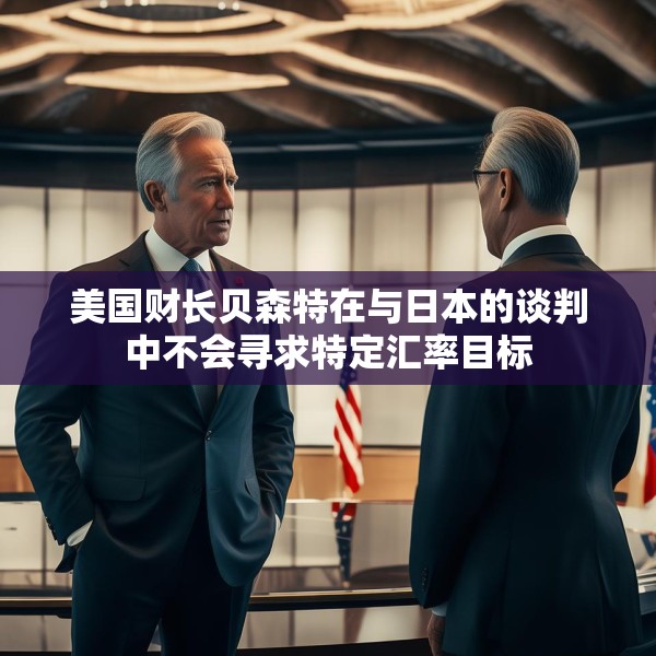 美国财长贝森特在与日本的谈判中不会寻求特定汇率目标
