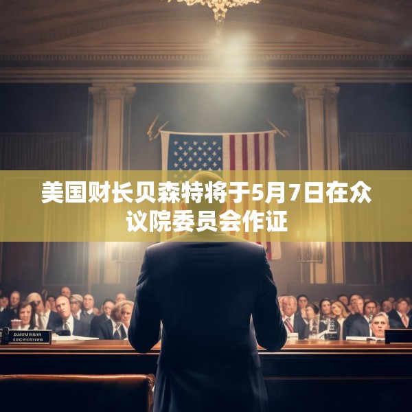 美国财长贝森特将于5月7日在众议院委员会作证