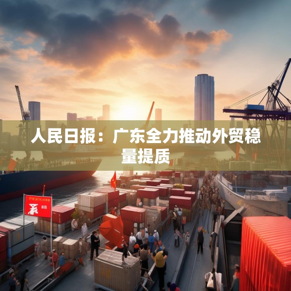 人民日报：广东全力推动外贸稳量提质