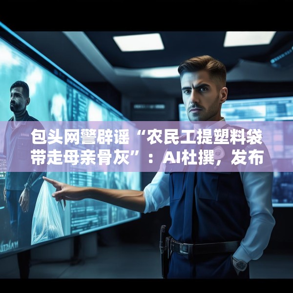 包头网警辟谣“农民工提塑料袋带走母亲骨灰”：AI杜撰，发布者被处罚