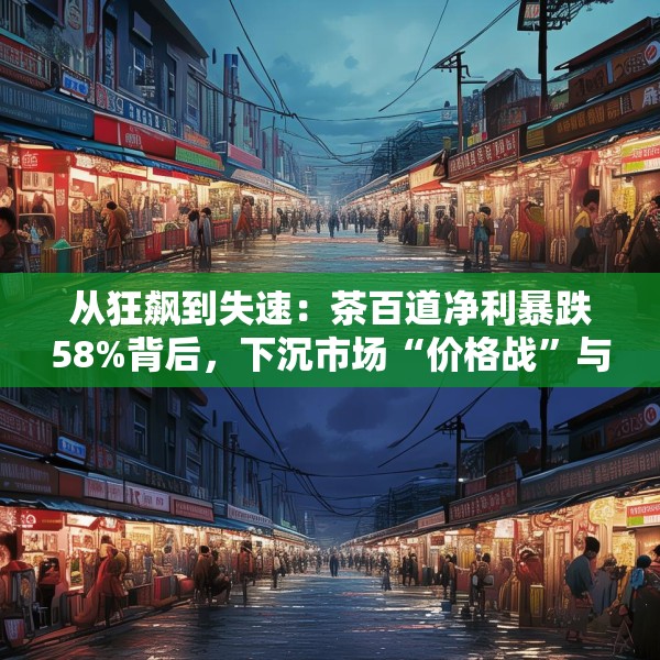 从狂飙到失速：茶百道净利暴跌58%背后，下沉市场“价格战”与品控之殇