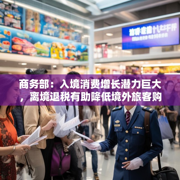 商务部：入境消费增长潜力巨大，离境退税有助降低境外旅客购物成本