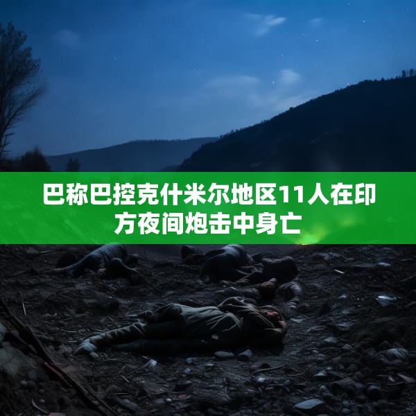 巴称巴控克什米尔地区11人在印方夜间炮击中身亡