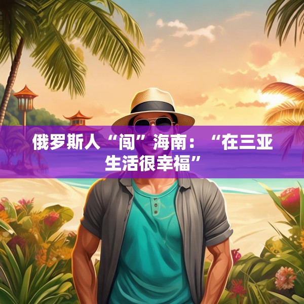 俄罗斯人“闯”海南：“在三亚生活很幸福”