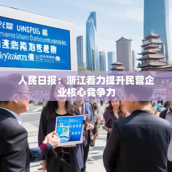人民日报：浙江着力提升民营企业核心竞争力