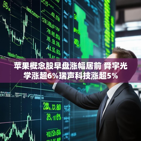 苹果概念股早盘涨幅居前 舜宇光学涨超6%瑞声科技涨超5%
