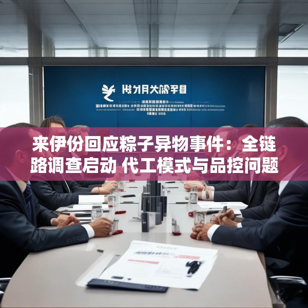来伊份回应粽子异物事件：全链路调查启动 代工模式与品控问题再受关注