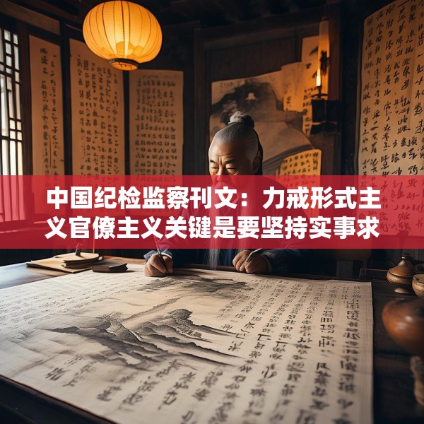 中国纪检监察刊文：力戒形式主义官僚主义关键是要坚持实事求是