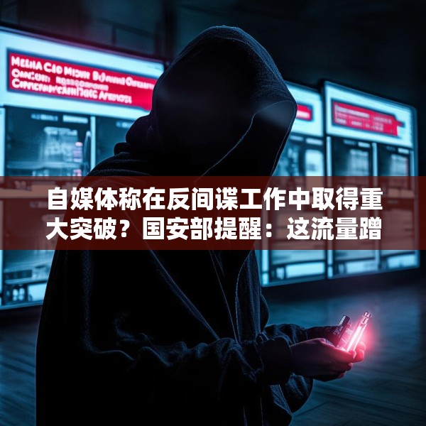 自媒体称在反间谍工作中取得重大突破？国安部提醒：这流量蹭不得