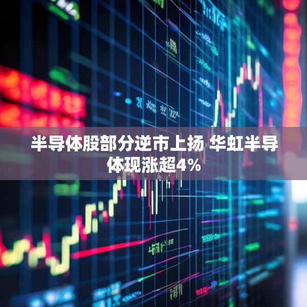 半导体股部分逆市上扬 华虹半导体现涨超4%
