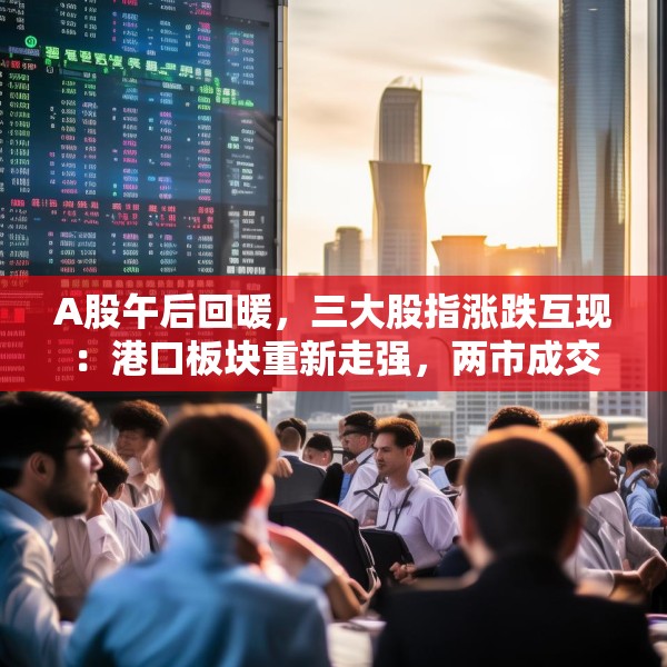 A股午后回暖，三大股指涨跌互现：港口板块重新走强，两市成交近1.1万亿元