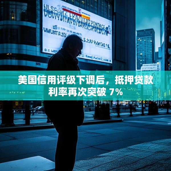 美国信用评级下调后，抵押贷款利率再次突破 7%