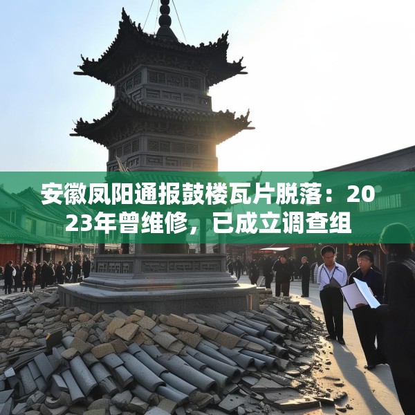 安徽凤阳通报鼓楼瓦片脱落：2023年曾维修，已成立调查组