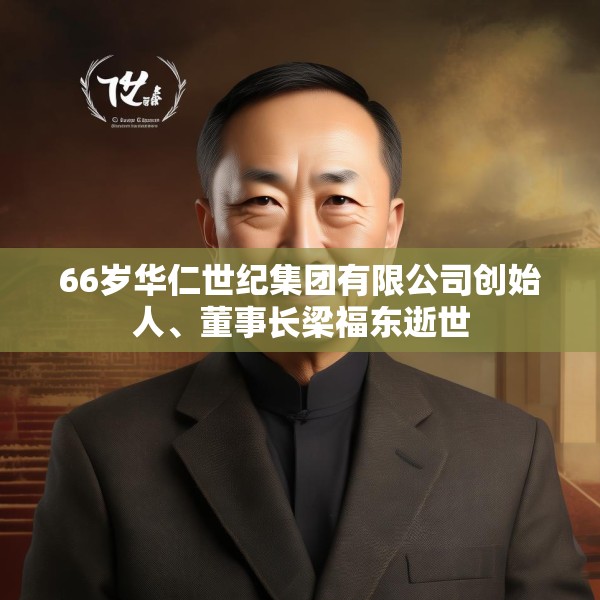 66岁华仁世纪集团有限公司创始人、董事长梁福东逝世