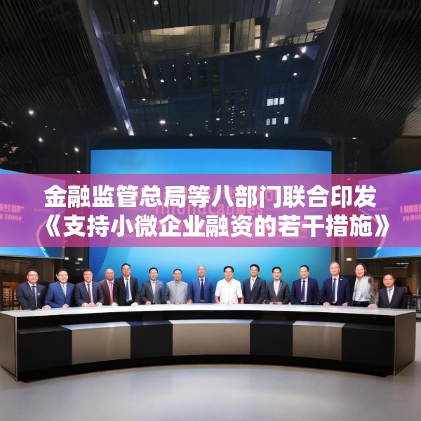 金融监管总局等八部门联合印发《支持小微企业融资的若干措施》