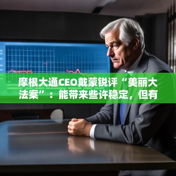 摩根大通CEO戴蒙锐评“美丽大法案”：能带来些许稳定，但有代价