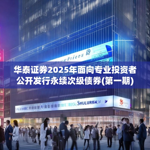 华泰证券2025年面向专业投资者公开发行永续次级债券(第一期)
