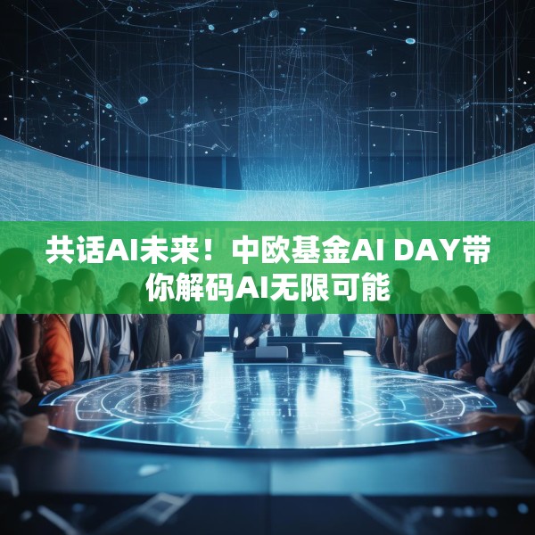 共话AI未来！中欧基金AI DAY带你解码AI无限可能
