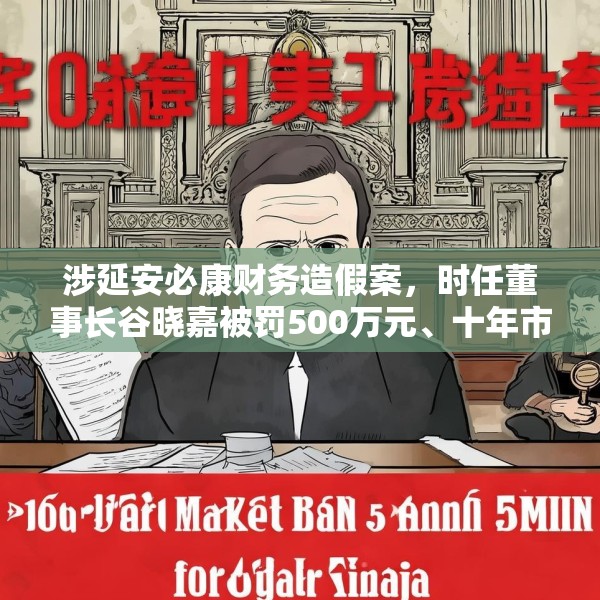 涉延安必康财务造假案，时任董事长谷晓嘉被罚500万元、十年市场禁入