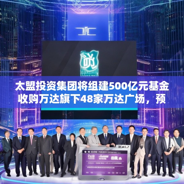 太盟投资集团将组建500亿元基金收购万达旗下48家万达广场，预计下半年交割