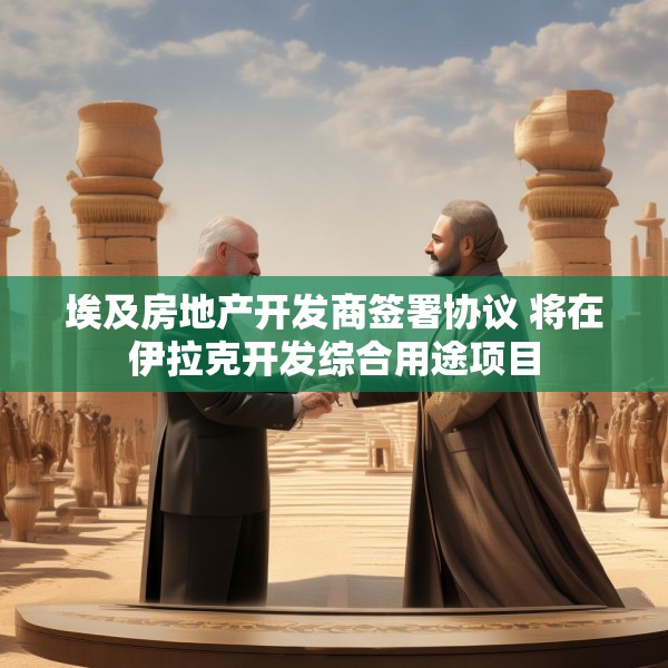 埃及房地产开发商签署协议 将在伊拉克开发综合用途项目