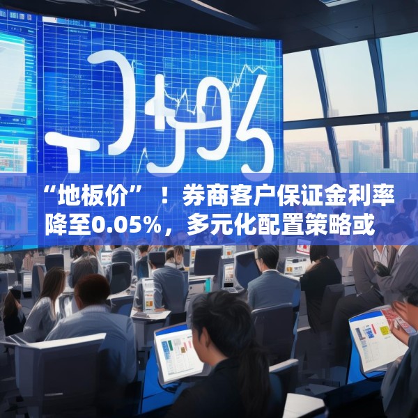 “地板价” ！券商客户保证金利率降至0.05%，多元化配置策略或将破局