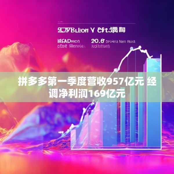 拼多多第一季度营收957亿元 经调净利润169亿元