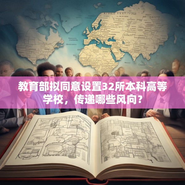 教育部拟同意设置32所本科高等学校，传递哪些风向？