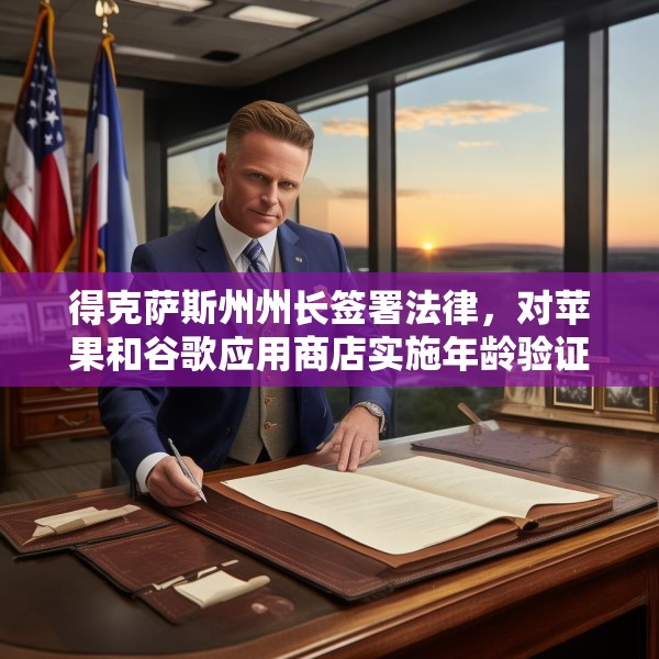 得克萨斯州州长签署法律，对苹果和谷歌应用商店实施年龄验证