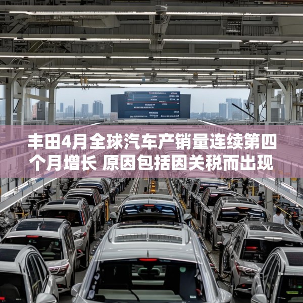 丰田4月全球汽车产销量连续第四个月增长 原因包括因关税而出现的抢购风潮