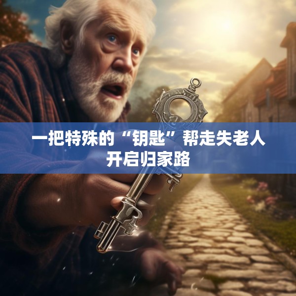 一把特殊的“钥匙”帮走失老人开启归家路