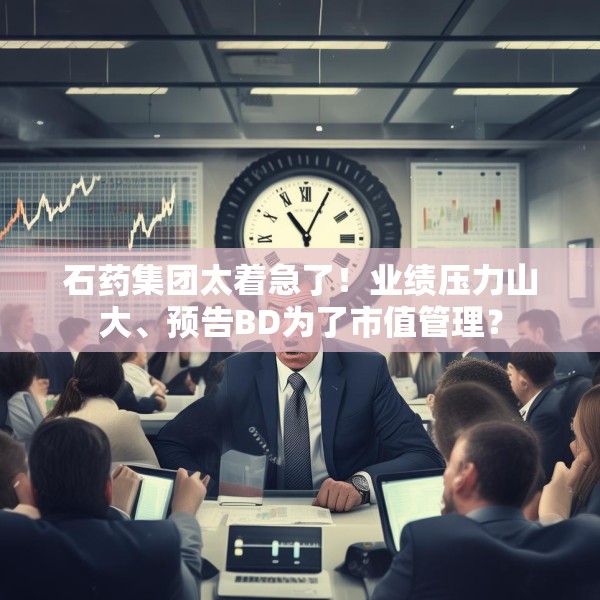 石药集团太着急了！业绩压力山大、预告BD为了市值管理？