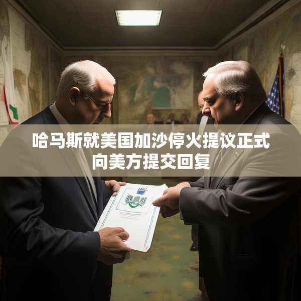 哈马斯就美国加沙停火提议正式向美方提交回复