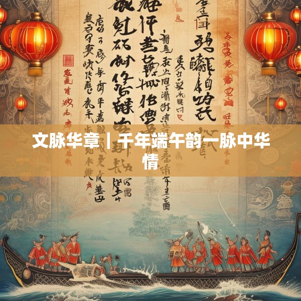 文脉华章｜千年端午韵一脉中华情
