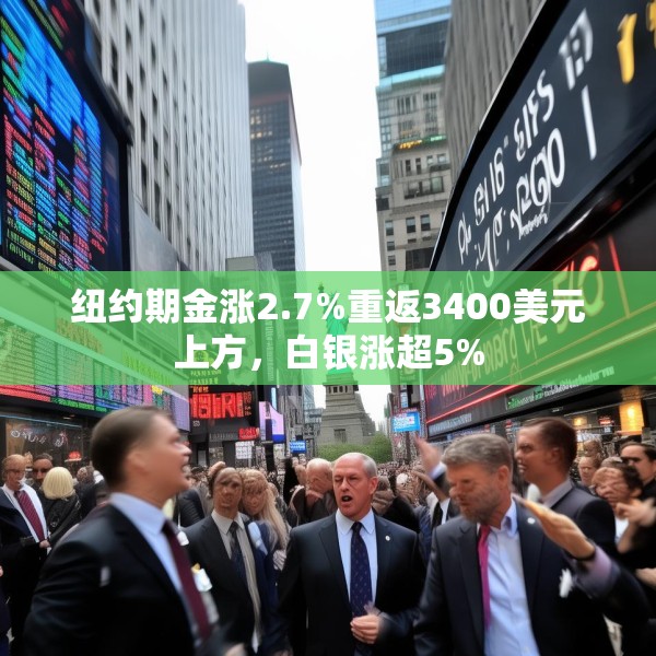 纽约期金涨2.7%重返3400美元上方，白银涨超5%