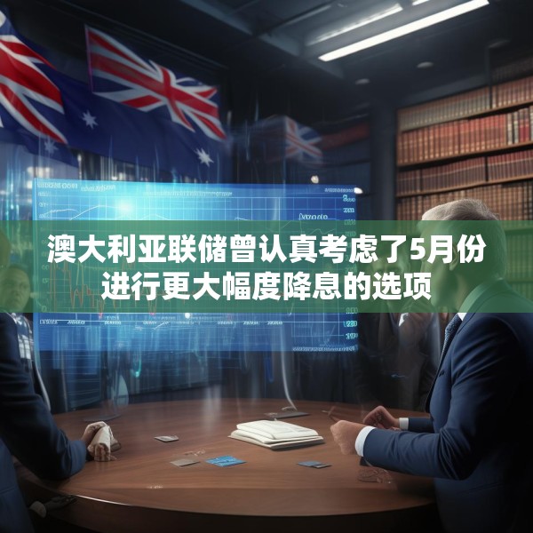 澳大利亚联储曾认真考虑了5月份进行更大幅度降息的选项